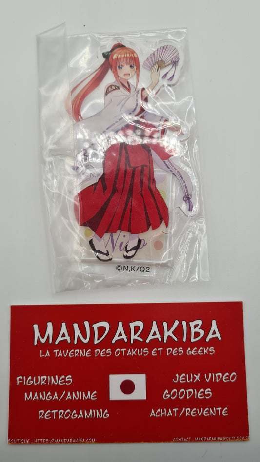 Acrylic Stand Nino Nakano Maiden Shrine The Quintessential Quintuplets 10cm (New)